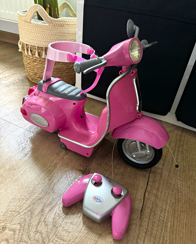 Baby born motoroller - born, rosa/grau