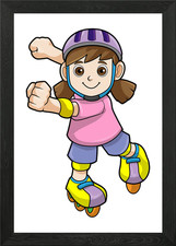 Mädchen Skater Inline