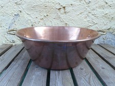 französicher Kupfertopf Patisserie Marmeladentopf 33,5 cm 1,2 kg Einmachtopf