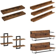 HOOBRO Wandregal 2er-Set