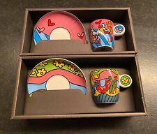 Romero Britto: Set Espressotassen "SMILE" & "FUN", neu, Geschenkbox UPE 65€ SALE