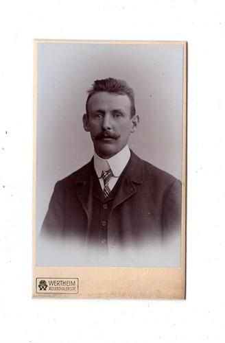Cdv foto herrenportrait - cdv,
