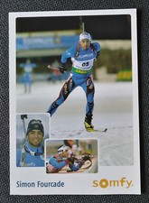 10254 Simon Fourcade FRA Biathlon Autogrammkarte original signiert