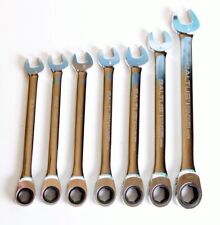 SALTUS 7-teilig Ratschen-Ring-Maulschlüssel-Satz Profi-Set 10-19 mm Ratsche CV