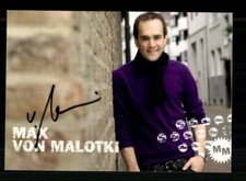Max von Malotki 1 Live Autogrammkarte Original Signiert # BC 218498