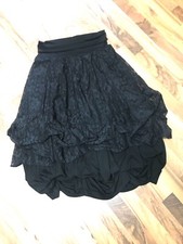 Lagenlook Traum-Wolken Ballonrock doppelt Jersey & leichte Spitze  42,44,46,48