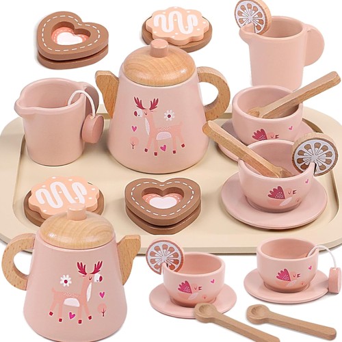 Teeservice kinder aus holz - aus,