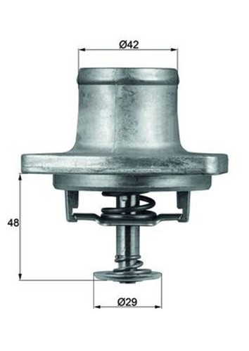 Thermostat kühlmittel mahle - thermostat,
