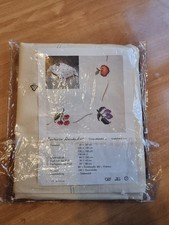  Handarbeits-  Vorgezeichnete Tischdecke Fertig Gesäumt 130×160 Ohne Stickgarn