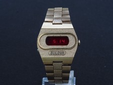 Vintage 1974 N4 Bulova Big Block LED watch Uhr