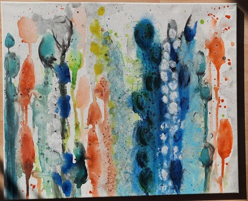 Acrylbild selbstgemalt - acrylbild,,