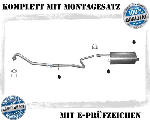 Auspuffanlage ford fiesta - fiesta, v