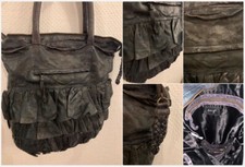 MAZE Ledertasche mit Volants