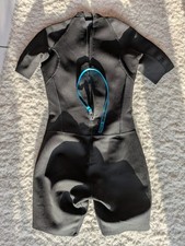 Neopren Shorty Surfen 100 1,5 mm Damen schwarz - Größe M - von Decathlon