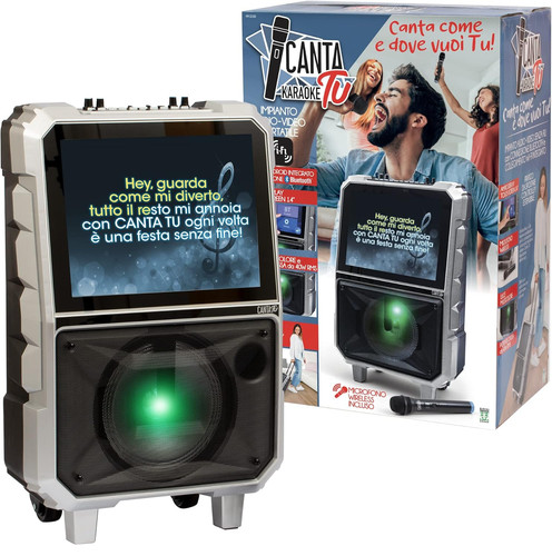 Tragbares karaoke set mit - karaoke-set,