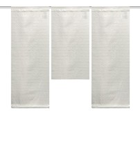 Mini Flächenvorhang Set 3 tlg