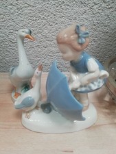 Konvolut Mädchen mit Gans