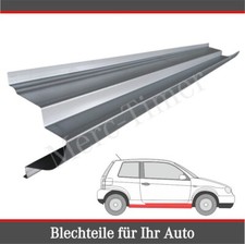 VW Lupo 1998-2005 Reparaturblech Seiten Schweller Rechts Beifahrerseite
