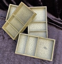 1x Mini Setzkasten original aus Druckerei imprimerie Vintage industrie shabby ~