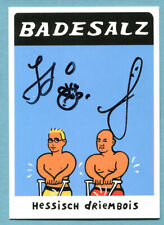 Badesalz Autogrammkarte