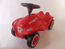 Big New Bobbycar Rutschauto Hupe Elektrisch Motorsound Rot mit  Flüsterreifen