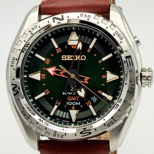 Seiko kinetic gmt 100m - seiko,