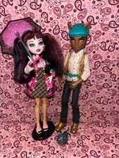 Monster High Puppen Draculaura und Clawd Wolf  Set Gebraucht