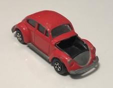 ALTES LINTOY VW KÄFER 1200 LS 1970 VOLKSWAGEN MODELLAUTO 1:64 ROT SAMMLERSTÜCK