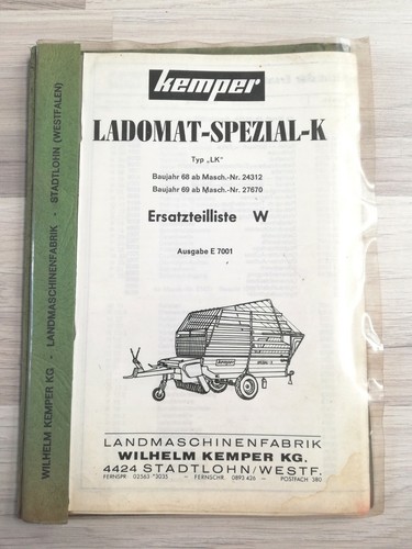 Kemper ladomat spezial - spezial-k, typ