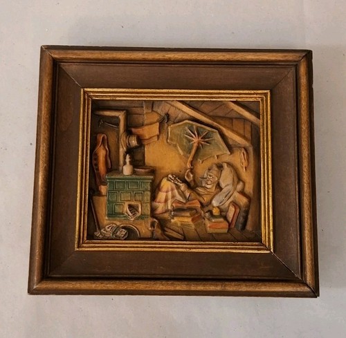 Anri holzrelief nach - nach, c