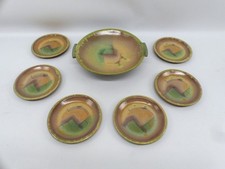 Art Deco Keramik Schale mit 6