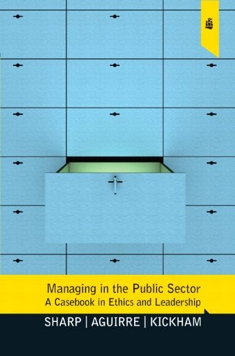 Managing the public sector - managing,
