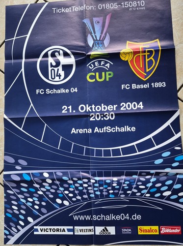 Plakat schalke basel - 04,