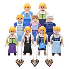 Playmobil Figuren Bauernmagd Dirndl Oktoberfest Trachten Maid Kostüm