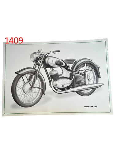 Poster plakat dkw 175 x - dkw,