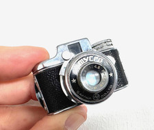 MYCRO Miniature Camera SANWA Co.Ltd 1948 + Ledertasche + 6 Rollfilme  - selten