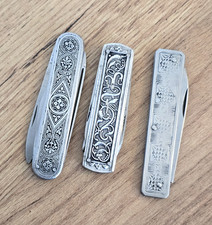 3x Vintage Klappmesser