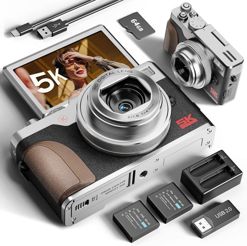 Digitalkamera 64mp 18x - 5k,