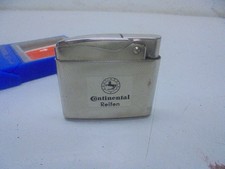 Werbe Feuerzeug Continental Reifen  Braun Biberach Ungereinigter Fundzustand