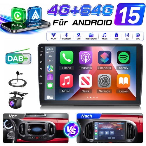64gb für fiat 500l - 4+64gb,
