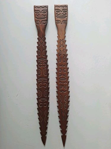 Skulptur holz tiki polynesien - holz,