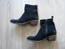 MJUS Damen ECHTLEDER Stiefelette Gr.38 schwarz Schuhe Boots Stiefel wie NEU !!!