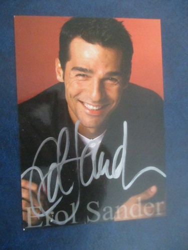Erol sander autogrammkarte - erol, ak