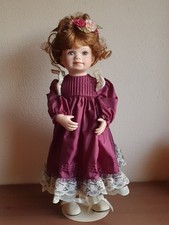 Künstlerpuppe, Porzellan, Puppe, Sammelpuppe, Nostalgie, Vintage