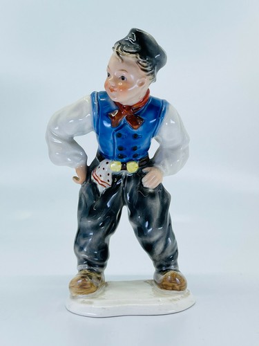 Keramik figur junge mit - keramik,