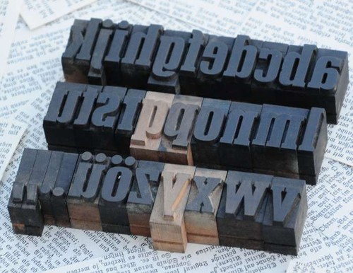 Holzbuchstaben 27mm - a-z,