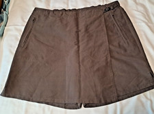 A8 - Trekking Hosenrock braun Gr. 44/46 mit Dehnbund