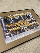 Borussia Dortmund Poster 1999/2000 mit ORIGINAL Autogrammen aller Spieler