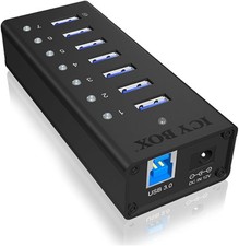 ICY BOX 7-fach USB 3.0 Hub mit