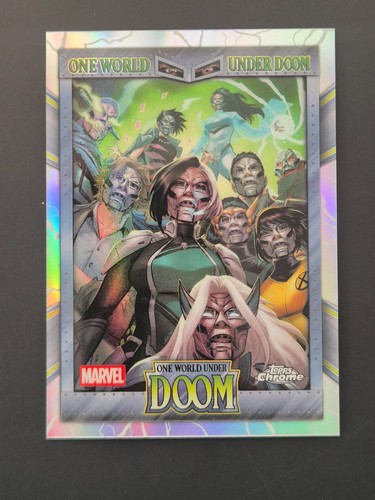 Topps marvel chrome - chrome, one